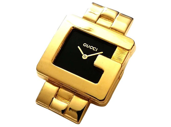 Gucci Pins brooches Black Golden Joli Closet