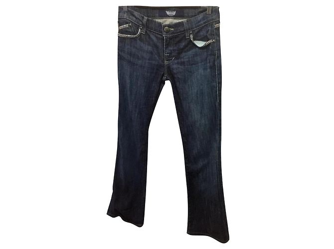 Victoria Beckham Vaqueros bootleg Rock & Republic Azul