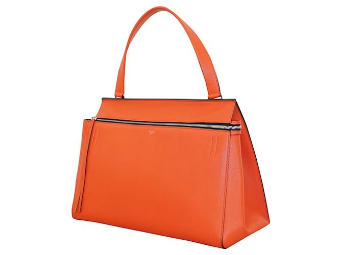 Edge Céline Handbags Orange Leather  ref.191129