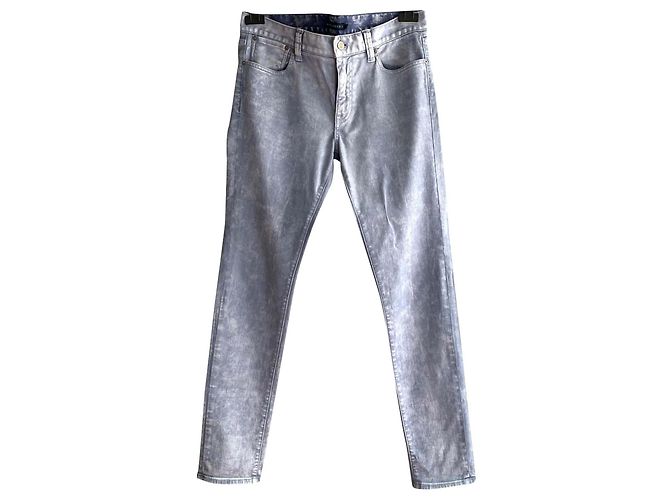 Ralph Lauren Efecto de mármol estiramiento demin Azul
