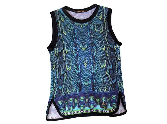 Top multicolore in viscosa Roberto Cavalli