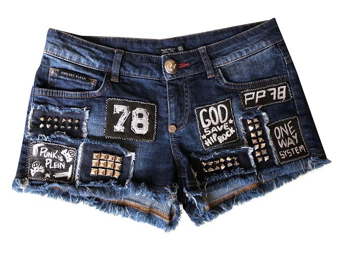 Philipp Plein Jeans curtos