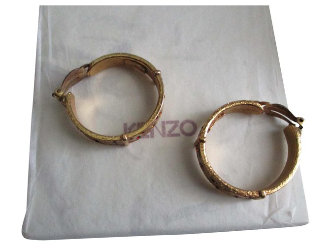 Kenzo Baroque hoops. Golden Metal  ref.191500