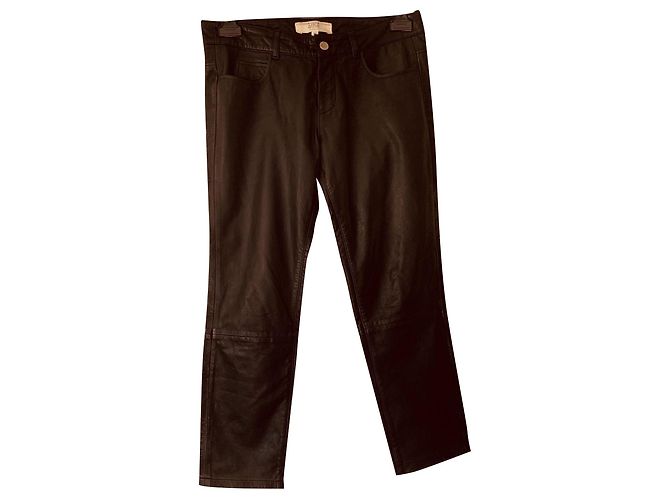 Vanessa Bruno Athe Athe Lederhose Vanessa Bruno Schwarz