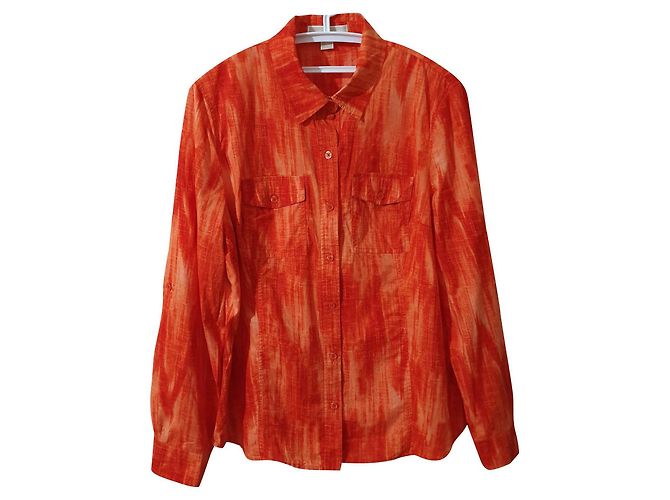 Camicia Michael Kors Arancione in Cotone XL