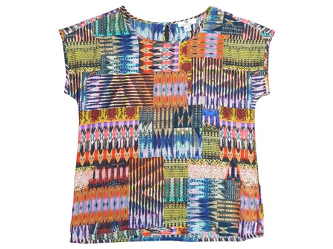 Camicetta Peter Hahn in cotone multicolore