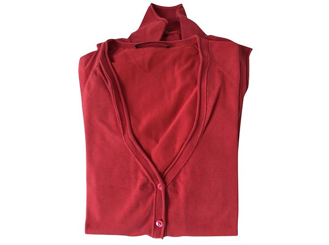 Hugo Boss Twinset Rot Seide Mischung