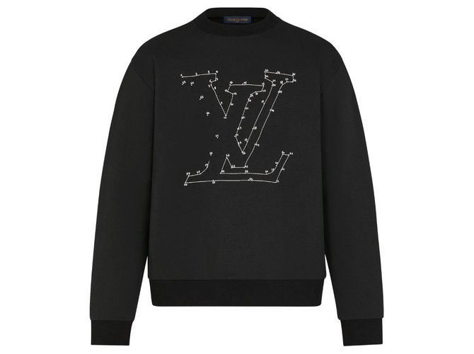 Sweatshirt Louis Vuitton Black size M International in Cotton - 33539653