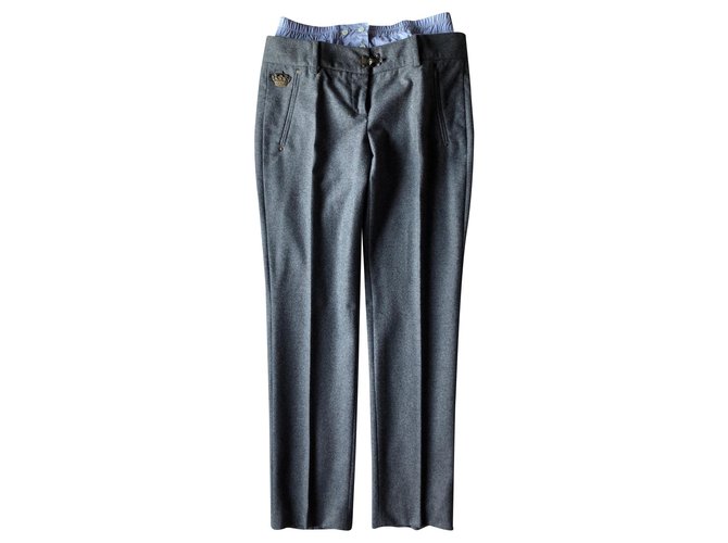 Coast Weber Ahaus Pants, leggings Grey Wool  ref.191934