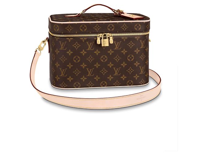 Louis Vuitton Borsetta Nice Vanity LV Marrone