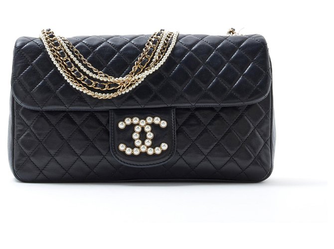 Chanel TIMELESS CLASSIC WESTMINSTER BLACK 25 Leather  ref.192091