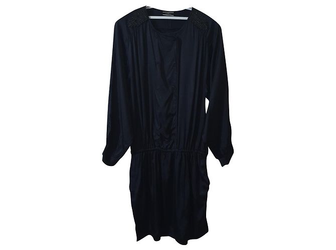 Abito By Malene Birger Robinia nero in viscosa