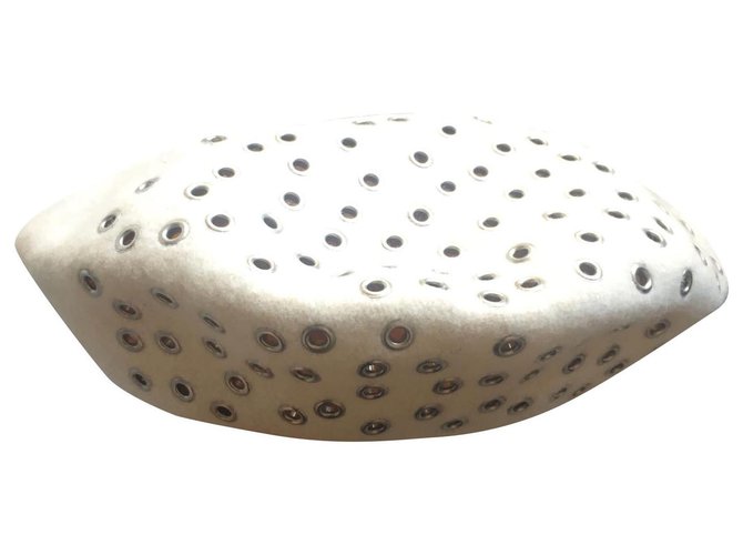 Dior Hats Eggshell Wool  ref.192195