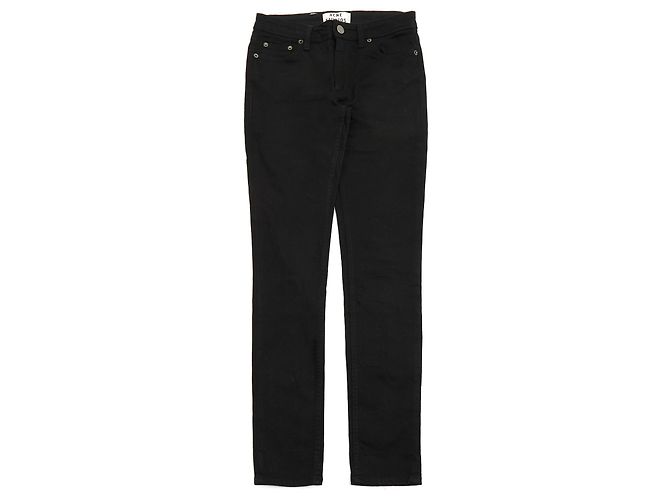 Vaqueros Acne Studios Flex S Lacey Black de algodón Talla 26 Negro 