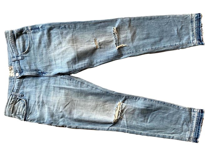 Current Elliott Jeans Blue Cotton - Joli