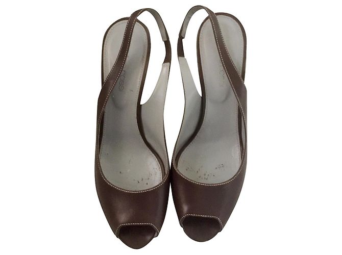 Sergio Rossi Slingback-Pumps Braun