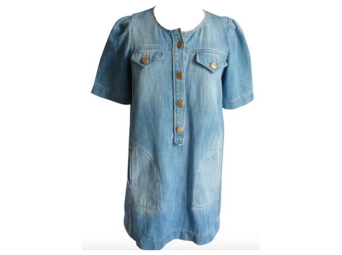 MARANT Denim dress new condition TXS Light blue Cotton ref.192322 - Joli Closet