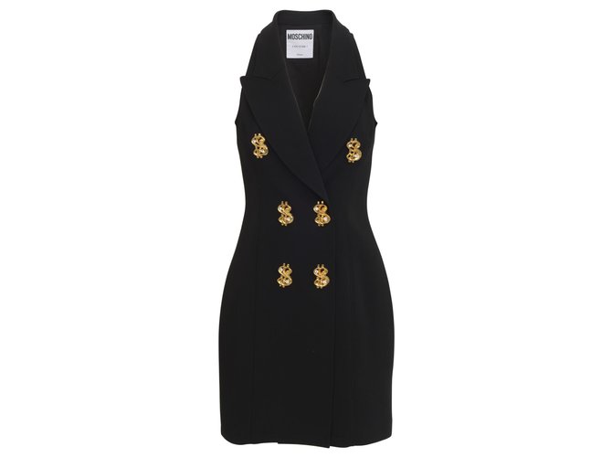 moschino dress black