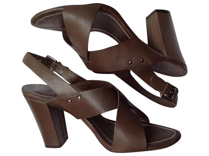 Ash Brown sandals Leather  ref.192366