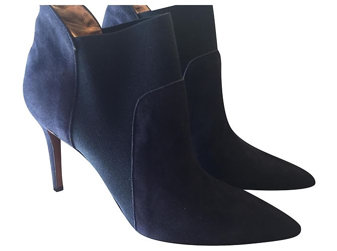 Ann Tuil Bottines Bleu Marine