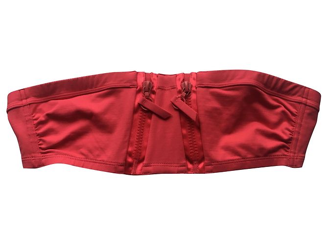 Eres Sehr trägerloses Bikinioberteil Rot