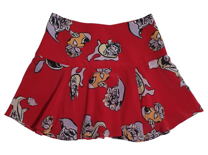 Autre Marque Fallwinterspringsummer Red Multiple colors Silk  ref.192928