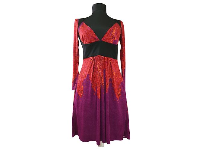 Autre Marque Mara Hoffman Seidenkleid mehrfarbig Mehrfarben