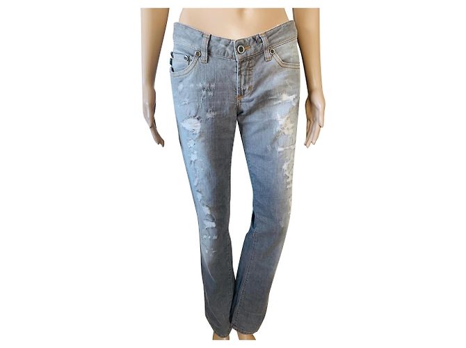 Vaqueros Just Cavalli Grises de Algodón Talla 29