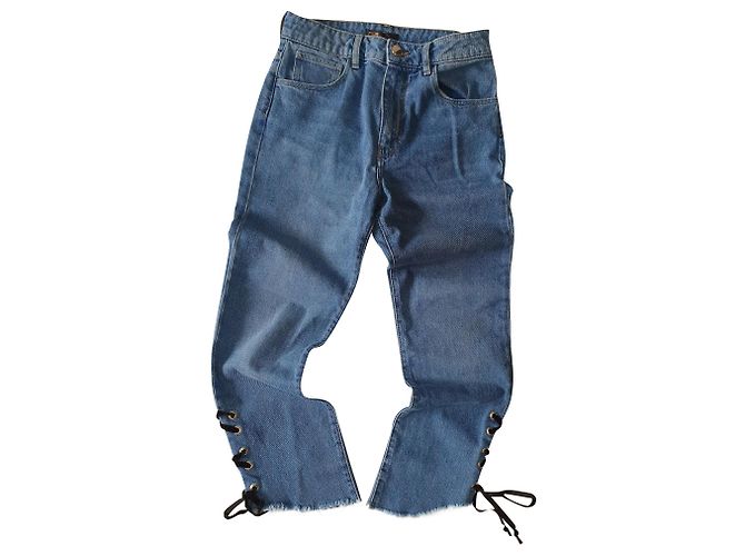 Vaqueros Maje azules de algodón talla 36 