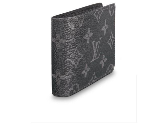 Louis Vuitton LV monogram Eclipse Slender Wallet, Luxury, Bags
