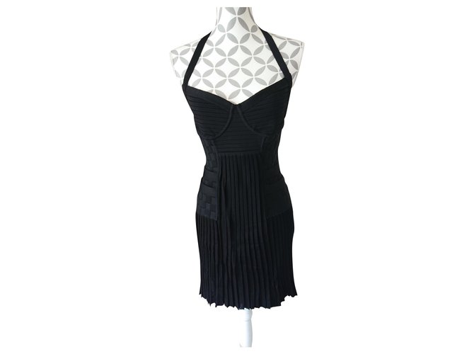 Pierre Balmain Dresses Black Synthetic  ref.193092