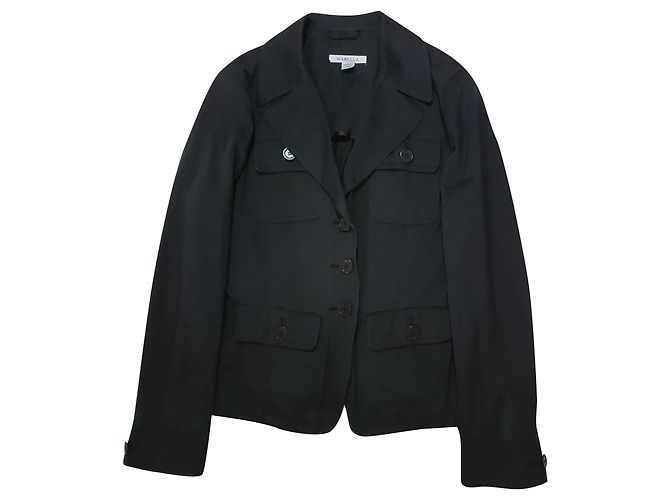 Giacca Marella nera in cotone Nero