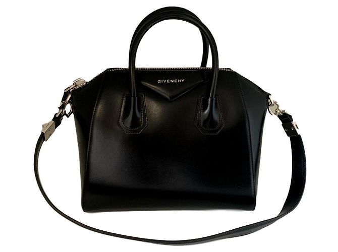 Autre Marque Givenchy Antigona Borsa Piccola in Pelle Nera Nero