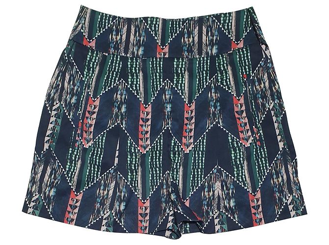Pantaloncini Matthew Williamson Multicolore Cotone Viscosa
