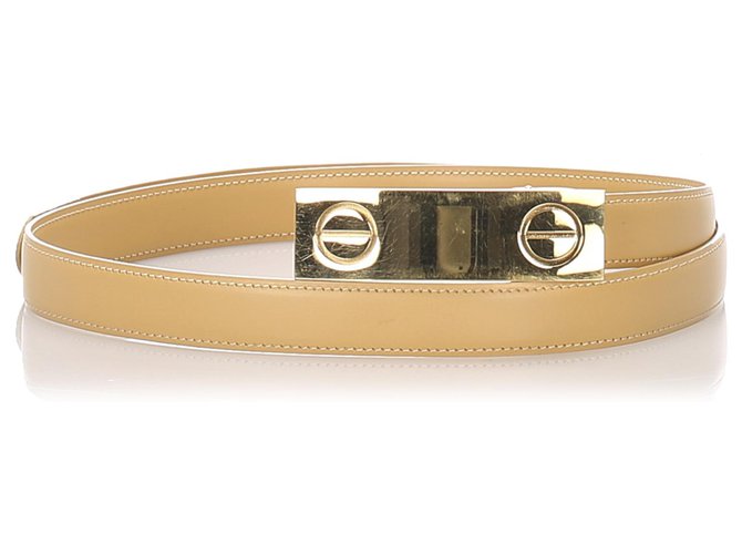 Cartier Brown Love Leather Belt