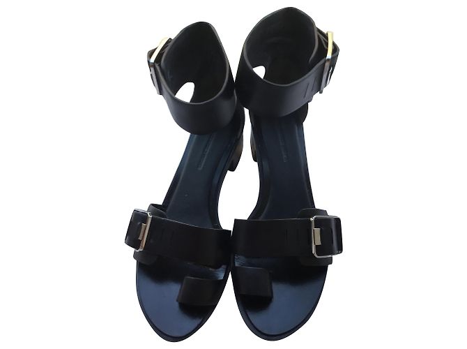 Sandali Alexander Wang in pelle nera Nero