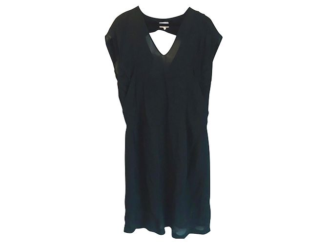 Vestido negro de viscosa Bimba & Lola