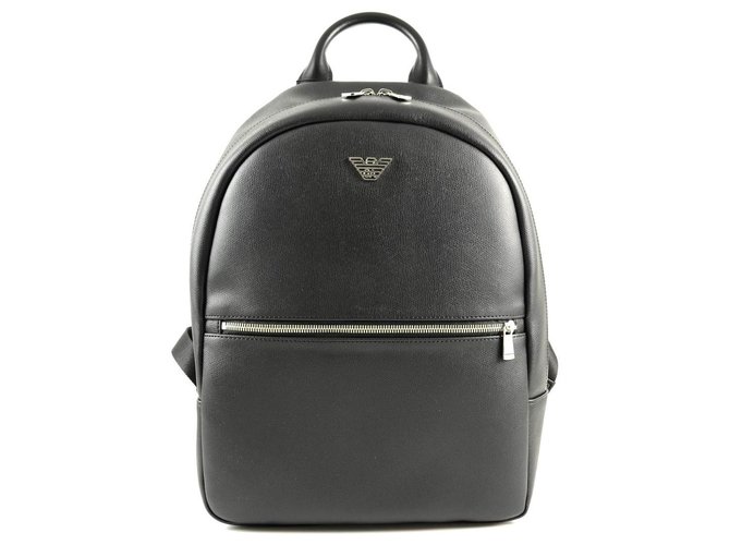 Armani backpack new Black Polyurethane  ref.193539