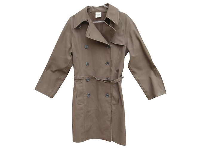Trench Hermès Mackintosh T 42 Marrone
