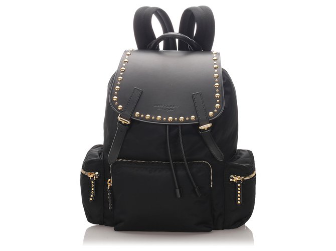 burberry backpack leather