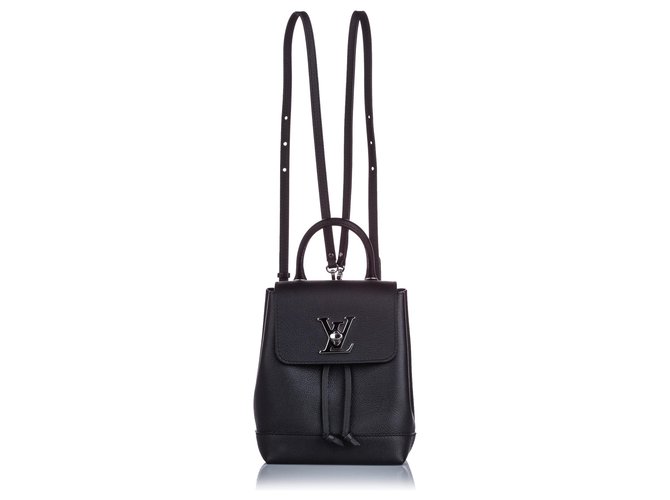 Louis Vuitton Black Mini LockMe Backpack