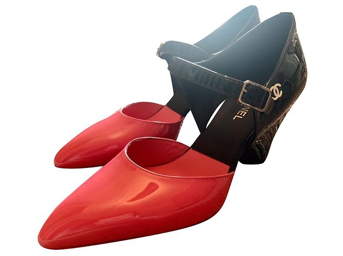 Escarpins Chanel Rose