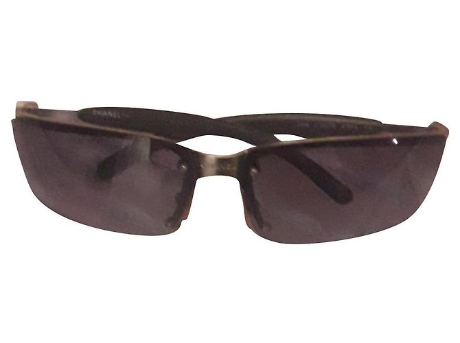 Gafas de sol Chanel azules de metal