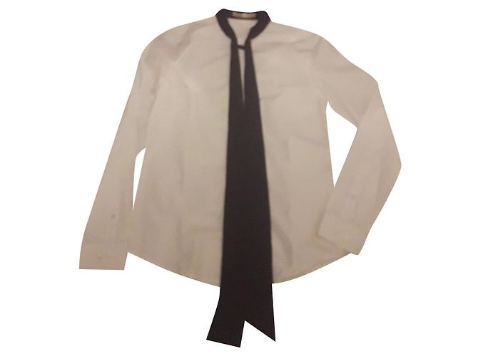 Camicia Balenciaga Bianca in Cotone Bianco