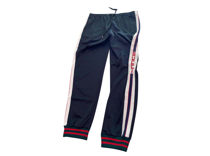 Gucci pantalones para correr Negro Algodón  ref.193993