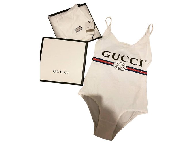 Gucci Costumi da bagno Bianco  ref.194243