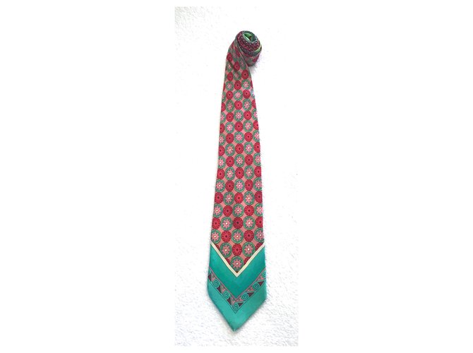 Versace Cravates Soie Multicolore  ref.194261