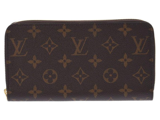 Louis Vuitton Zippy Wallet Toile Marron  ref.194359