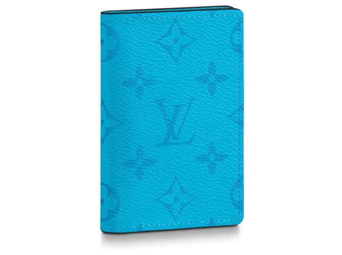 Louis Vuitton Organizer tascabile LV nuovo Blu Pelle  ref.194441