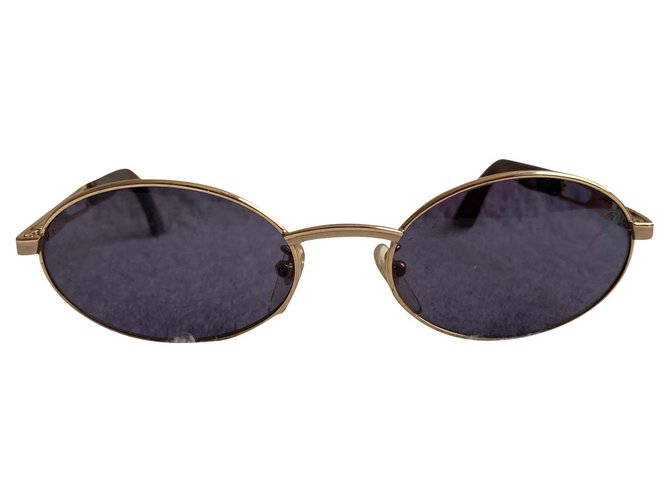 Autre Marque Lamborghini vintage sunglasses Golden Metal  ref.194504
